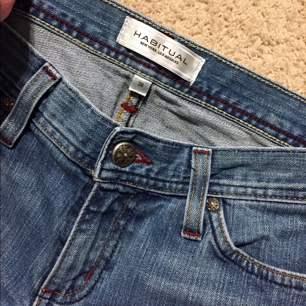 Super Cute Habitual Jeans size 28 EUC - Picture 4 of 6